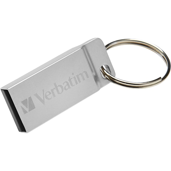 UPC 023942987505 product image for Verbatim 64GB Metal Executive USB Flash Drive - Silver - 64 GBUSB - Silver | upcitemdb.com