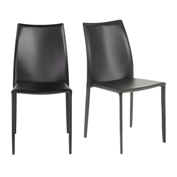 Closeout! Dalia Stacking Side Chair - Set Of 2