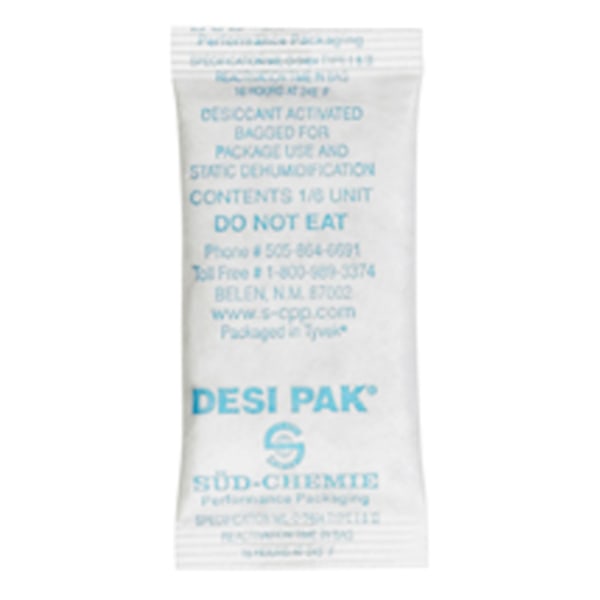 Tyvek Clay Desiccants - 5 Gallon Pail 1 x 2 1/2 x 1/4, Case of 1,200