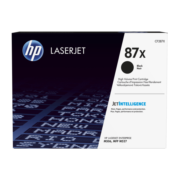 HP 87X Black High Yield Toner Cartridge, CF287X