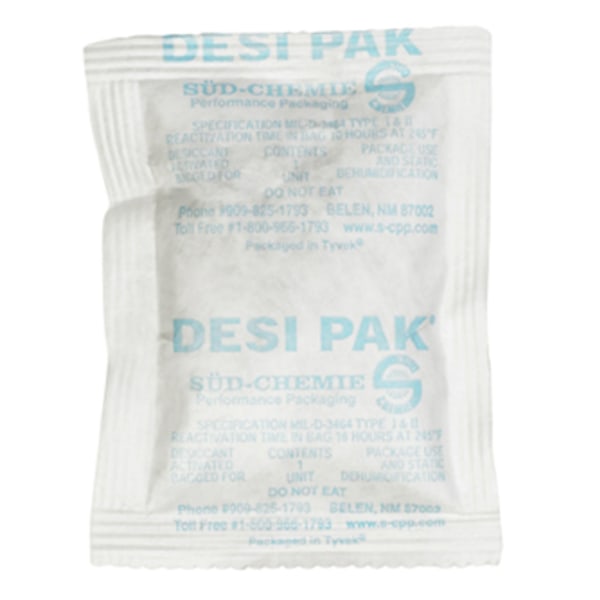 Tyvek Clay Desiccants - 5 Gallon Pail 3 x 4 x 1/4, Case of 300