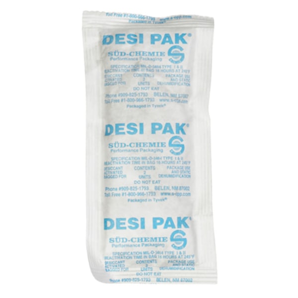 Tyvek Clay Desiccants - 5 Gallon Pail 3 x 6 x 3/8, Case of 150