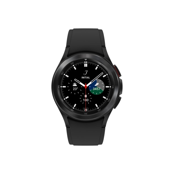 Samsung Galaxy Watch4 Classic, 46mm, Black, Bluetooth - 16 GB - 1.50 GB Standard Memory - 1.4" - Android Wear - Bluetooth - GPS - Near Field Communica