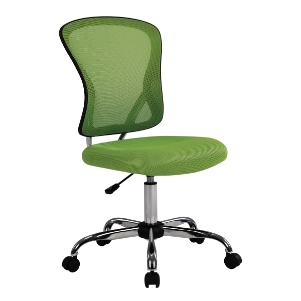 Office Star Gabriella Mesh Low-Back Task Chair, Green