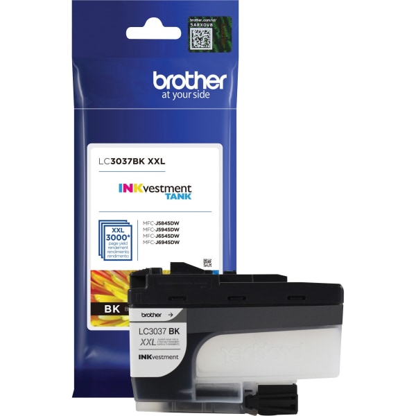 Brother® LC3037 Black High-Yield Ink Cartridge, LC3037BK