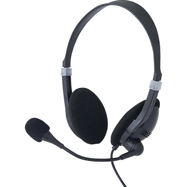 Verbatim Stereo Headset with Microphone and In-Line Remote - Stereo - USB Type A - Wired - 32 Ohm - 20 Hz to 20 kHz - 70723