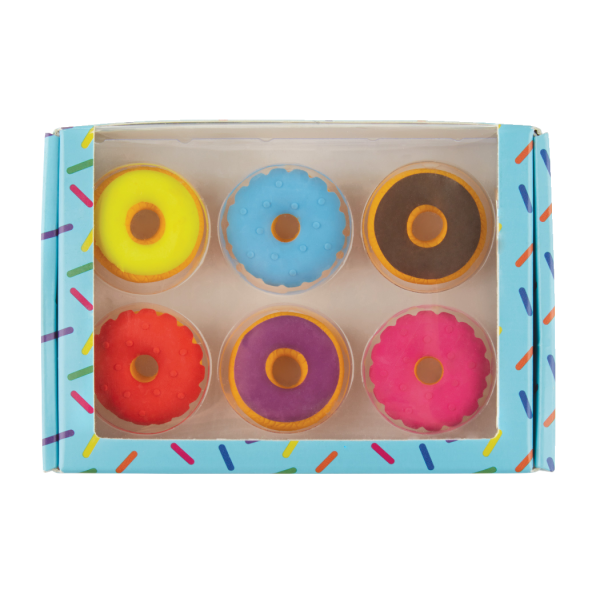 Office Depot Brand Pencil Erasers Donuts Pack Of 6