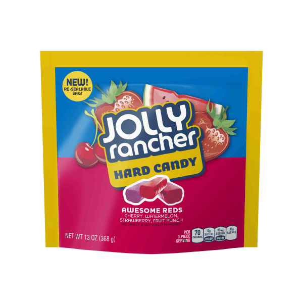 UPC 010700556899 product image for Jolly Rancher Awesome Reds Hard Candy Assortment, 13 Oz, Pack Of 4 Bags | upcitemdb.com