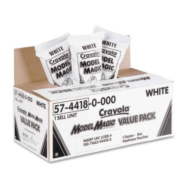 UPC 071662044183 product image for Crayola® Model Magic®, 6 Lb., Value Pack, 8 Oz. Bag, Pack Of 12 Bags, White | upcitemdb.com