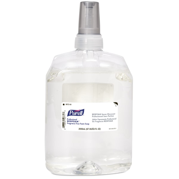 PURELL Professional REDIFOAM Fragrance-Free Foam Soap, 2000 mL, 4/Carton 867204CT