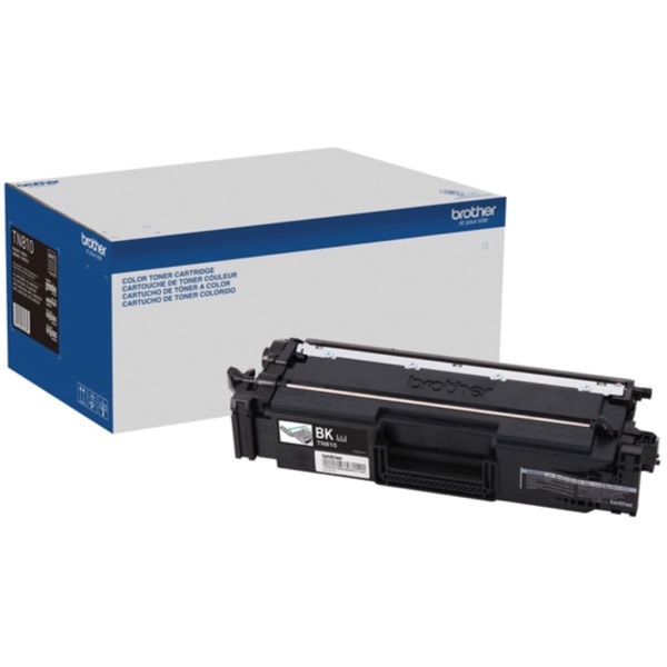 Brother TN810BK Original Standard Yield Laser Toner Cartridge  Black  1 Each  9000 Pages