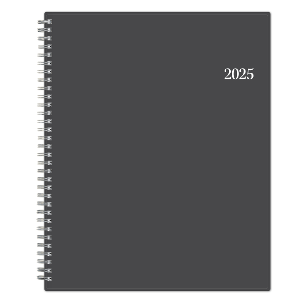 2025 Blue Sky Weekly/Monthly Appointment Book Planning Calendar, 8-1/2"" x 11"", Passages Gray, January To December -  100009-25