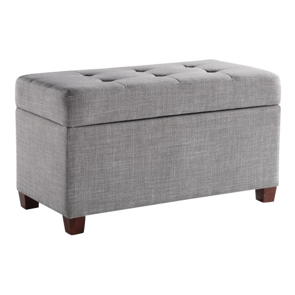 Office Star Metro Storage Ottoman, Dove - MET804-M55 - Furniture Keep your space organized with an Office Star Metr sku MET804-M55