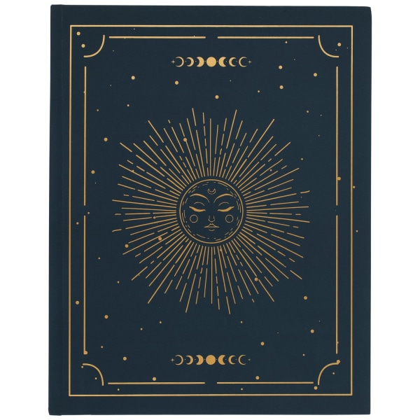 Cambridge® Solstice Journal, 8" x 10", Legal Rule, 96 Sheets, Navy/Gold