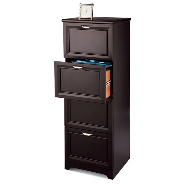Realspace Magellan 19 D 4 Drawer Vertical File Cabinet Espresso Zerbee Magellan 19 D 4 Drawer Vertical File, Stylish File Cabinet