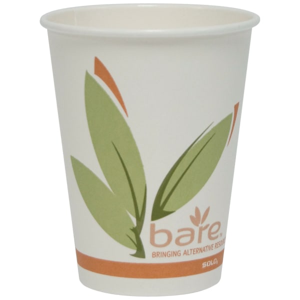 Solo® Bare™ Hot Cups, 12 Oz., Pack Of 50 -  412RCN-J8484