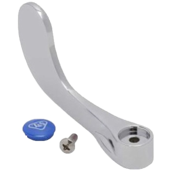 T&S Brass Cold Wrist Faucet Handle, 4, Chrome - B-WH4C-NS - Hardware Install the T&S Brass Cold Wrist Handle onto your  sku B-WH4C-NS