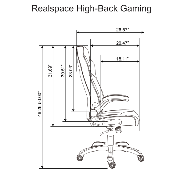 realspace drg gaming chair assembly instructions