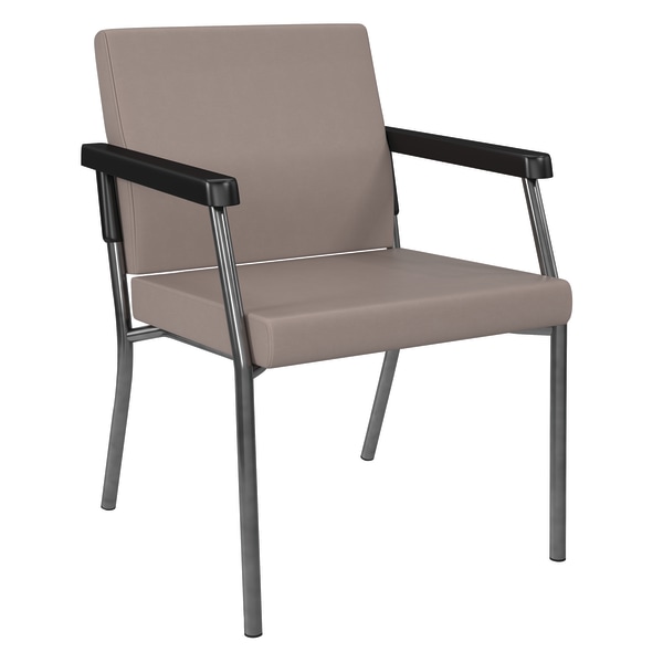 Office Star Bariatric Big & Tall Guest Chair, Stratus/Gunmetal Gray - BC9601-R103 - Furniture Sized for comfort and an add level of cleanliness. sku BC9601-R103