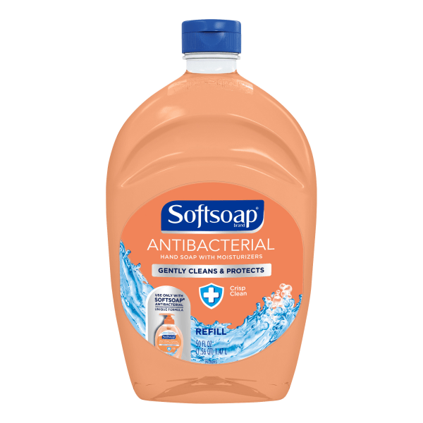 UPC 074182463250 product image for Softsoap® Antibacterial Liquid Hand Soap, Crisp Clean Scent, 50 Oz Bottle | upcitemdb.com