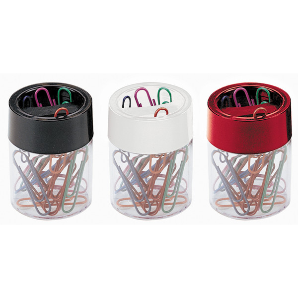 UPC 735854891602 product image for Office Depot® Brand Color Paper Clip Dispensers, Assorted, Pack Of 3 | upcitemdb.com