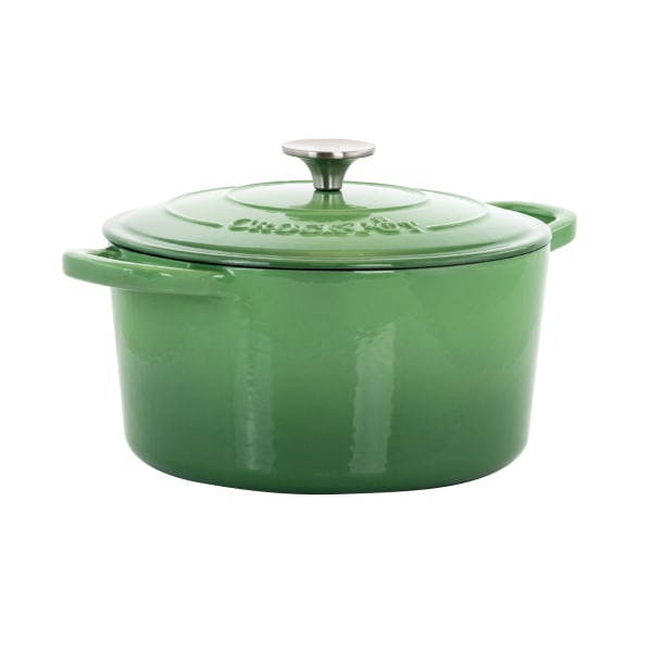 Photos - Bakeware Crock-Pot Artisan 2-Piece Enameled Cast Iron Dutch Oven, 5 Quarts, Pistach 