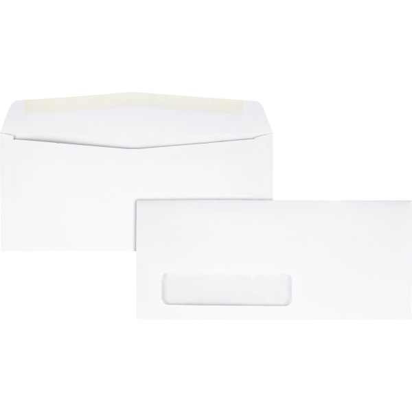 UPC 085227901200 product image for Quality Park® #10 Single Window Envelopes, Bottom Left Window, Gummed Seal, Whit | upcitemdb.com