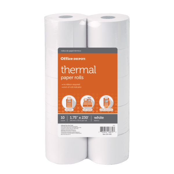 UPC 735854168797 product image for Office Depot® Brand Thermal Paper Rolls, 1-3/4