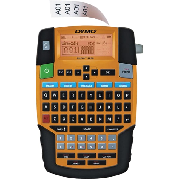 UPC 071701000132 product image for Dymo® Rhino 4200 Soft Case Labelmaker Kit, Yellow/Black | upcitemdb.com