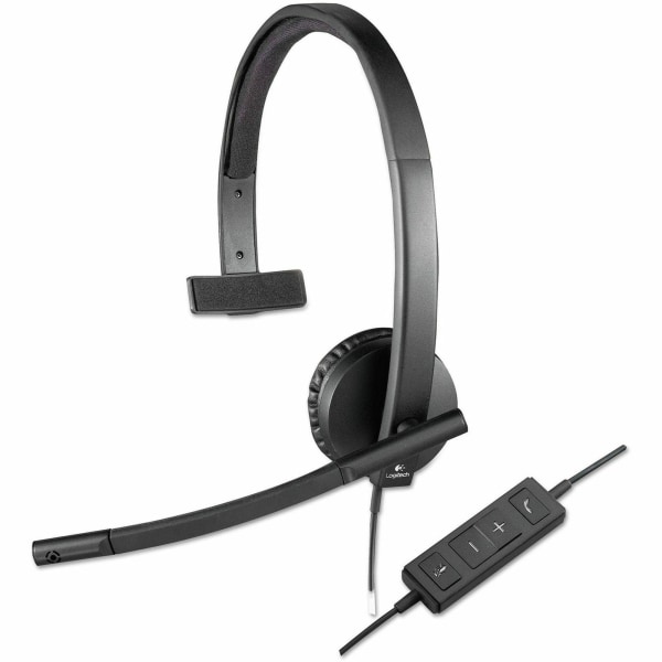 USB Headset Mono H570e - Mono - USB - Wired - 31.50 Hz - 20 kHz - Over-the-head - Monaural - Supra-aural