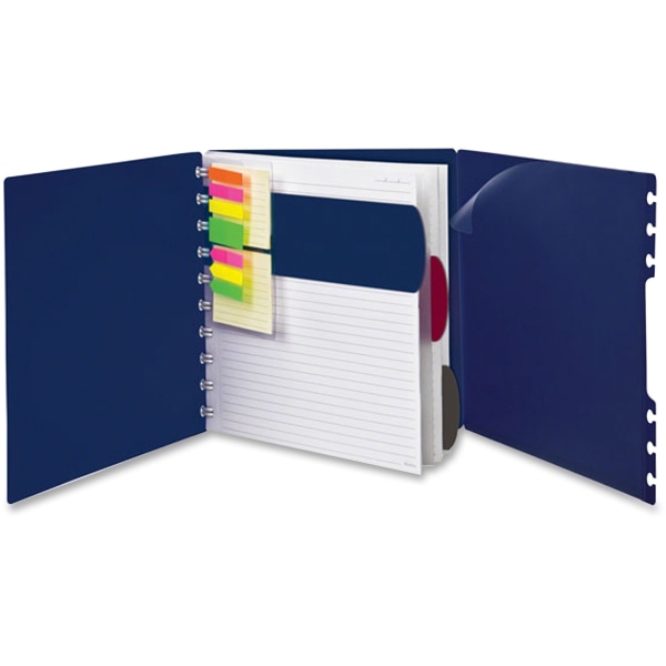 TOPS® Ampad Versa Crossover Notebook, 8 1/2"" x 11"", 60 Sheets, Navy -  25634