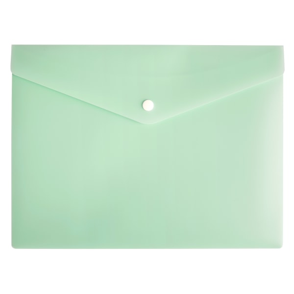 Office Depot® Brand Poly Envelope, 1/2" Expansion, Letter Size, Mint