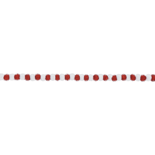 UPC 192937352816 product image for Amscan Christmas Pom-Pom Tinsel Garlands, 9', Red, Pack Of 2 Garlands | upcitemdb.com