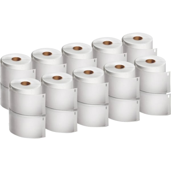 Dymo LabelWriter 6 W Labels 4  Height x 6  Width - Rectangle - Direct Thermal - White - 4400 / Pack