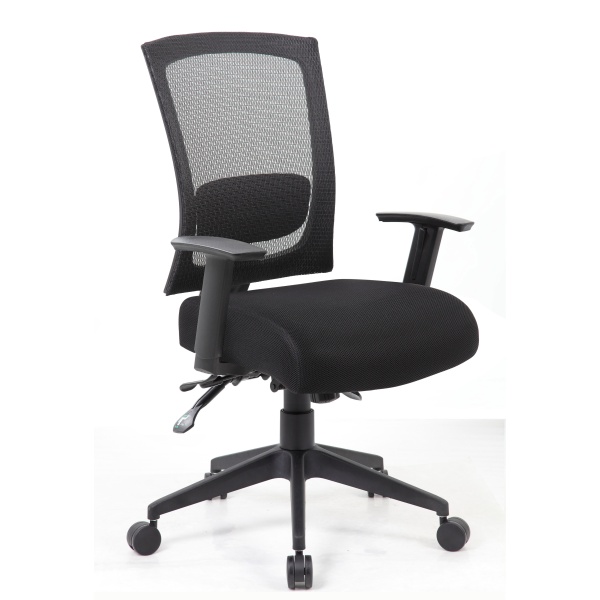 Task Chair with Lumbar Support and Mesh Back by WFB Designs