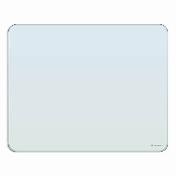 U Brands Unframed Magnetic Cubical Dry-Erase Whiteboard, 16 x 20, Frosted White