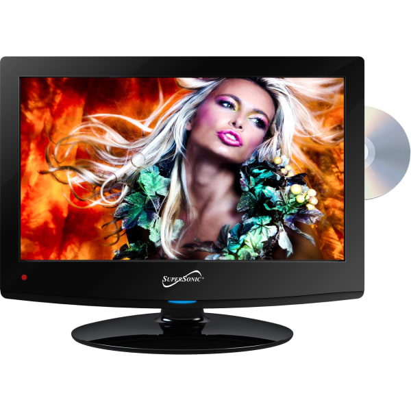 15"" TV/DVD Combo - HDTV - 16:9 - 1440 x 900 - 720p - LED - ATSC - 70° / 60° - HDMI - USB - Supersonic SC-1512