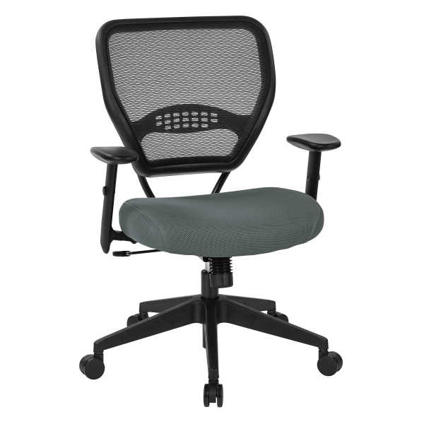 Office Star Professional Ergonomic Mid-Back AirGrid Managers Chair, Gray