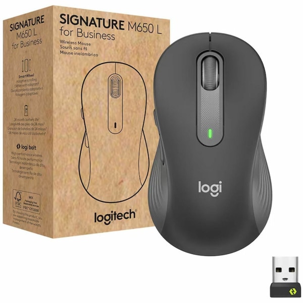 Logitech Signature M650 for Business Wireless Mouse, - 910006272