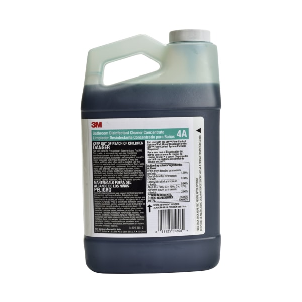 3m™ flow control bathroom disinfectant cleaner concentrate 4a, 64 oz