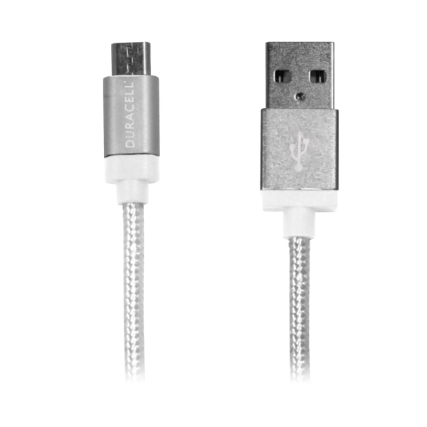 UPC 680988421808 product image for Duracell� Sync-And-Charge Micro USB Cable, 3', White, LE2180 | upcitemdb.com