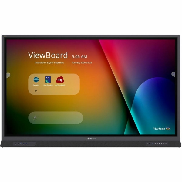 ViewSonic ViewBoard IFP6552-1TAA - 4K TAA Compliant Interactive Display with Integrated Software - 400 cd/m2 - IFP65521TAA