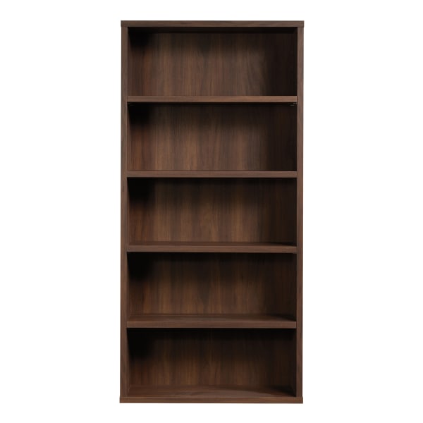 Sauder® Optimum 73-1/2"H 5-Shelf Bookcase, Spiced Mahogany