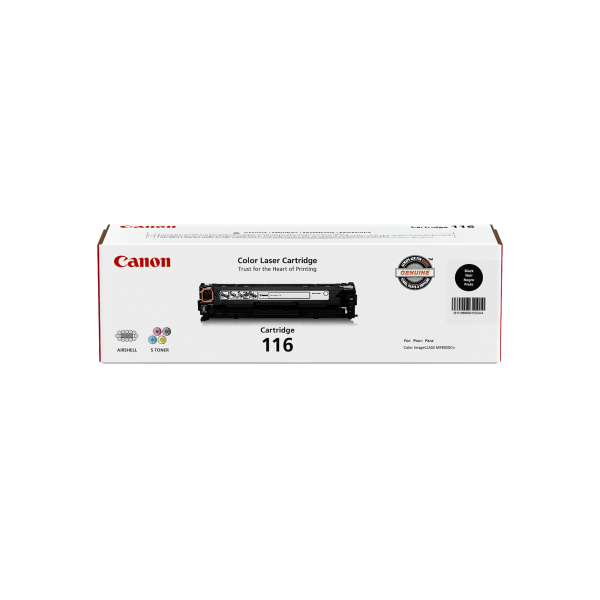 Canon 116 Black Standard Yield Toner Cartridge (1980B001AA) | Quill