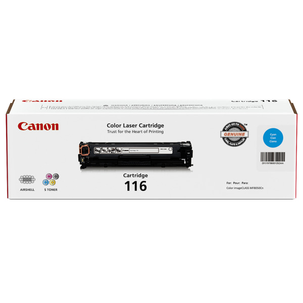 Canon 116 Cyan Standard Yield Toner Cartridge (1979B001AA) | Quill