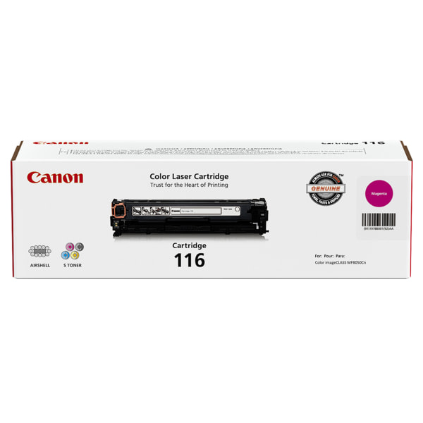 Canon 116 Magenta Standard Yield Toner Cartridge (1978B001AA) | Quill