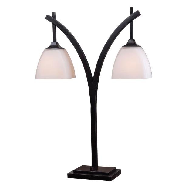 Photos - Desk Lamp Kenroy Home Table/Floor Lamp, Structure 2-Light , Gold Flecked Bronze 32294GFBR