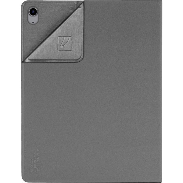 Tucano Carrying Case (Folio) for 10.9 Apple iPad Air (4th Generation) Tablet - Space Gray - Thermoplastic Polyurethane (TPU) Shell, Metal Stand