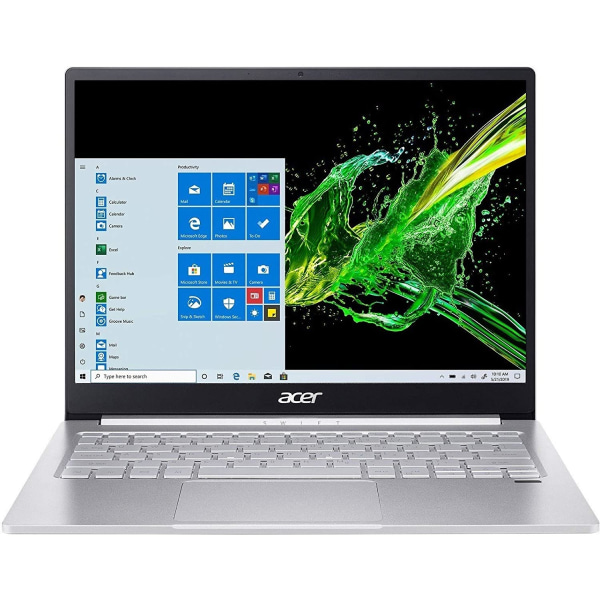 Acer Swift 3 Refurbished Laptop, 13.5 Screen, Intel Core i5, 8GB Memory, 256GB Solid State Drive, Wi-Fi 6, Windows 10, NX.HQWAA.004