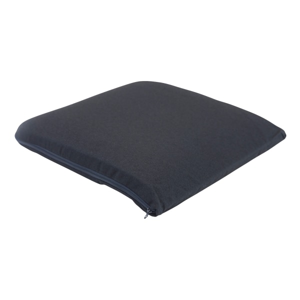 Master Memory-Foam Seat Cushion, 17""H x 17 1/2""W x 2 3/4""D, Black -  Master Caster, 91061